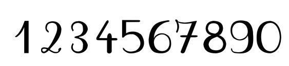 Plumnal Font, Number Fonts