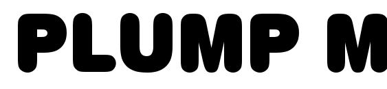 Plump MT font, free Plump MT font, preview Plump MT font