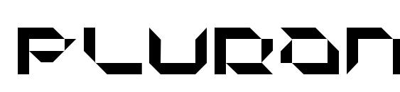 Pluranon normal font, free Pluranon normal font, preview Pluranon normal font