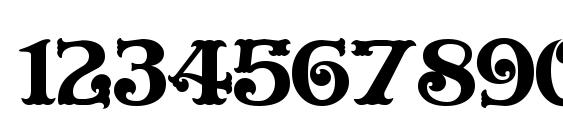 Plymouth Font, Number Fonts