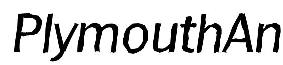 шрифт PlymouthAntique Italic, бесплатный шрифт PlymouthAntique Italic, предварительный просмотр шрифта PlymouthAntique Italic