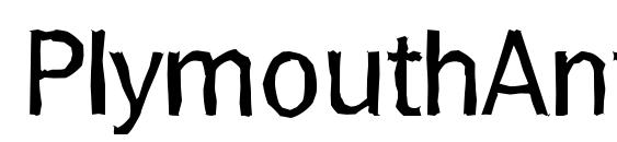 PlymouthAntique Regular Font