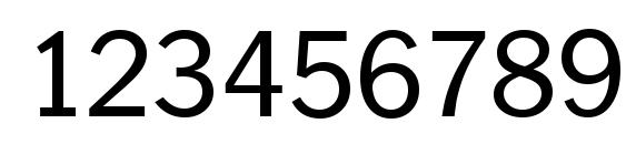 PlymouthSerial Regular Font, Number Fonts