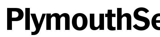 PlymouthSerial Xbold Regular Font