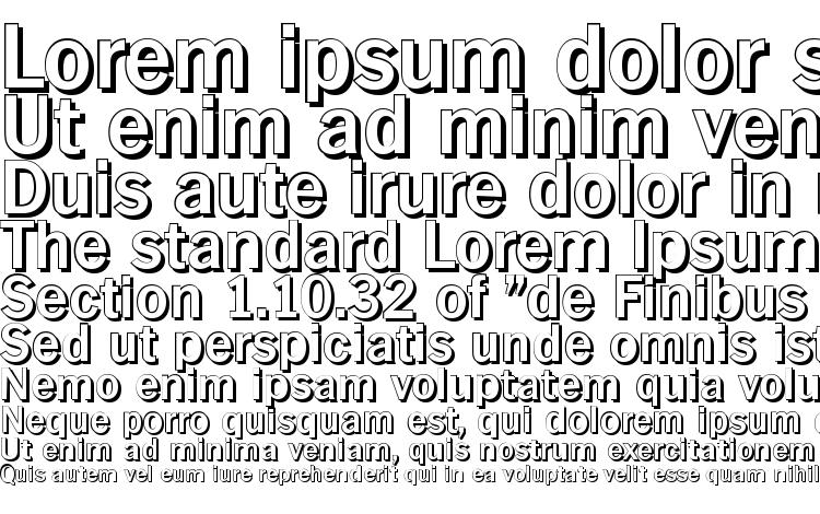 specimens PlymouthShadow Bold font, sample PlymouthShadow Bold font, an example of writing PlymouthShadow Bold font, review PlymouthShadow Bold font, preview PlymouthShadow Bold font, PlymouthShadow Bold font