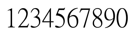 Шрифт PMingLiU, Шрифты для цифр и чисел