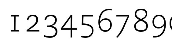 PMN Caecilia 45 Light Small Caps & Oldstyle Figures Font, Number Fonts