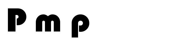 шрифт Pmp, бесплатный шрифт Pmp, предварительный просмотр шрифта Pmp