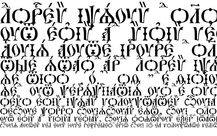 specimens Pochaevsk Caps kUcs font, sample Pochaevsk Caps kUcs font, an example of writing Pochaevsk Caps kUcs font, review Pochaevsk Caps kUcs font, preview Pochaevsk Caps kUcs font, Pochaevsk Caps kUcs font