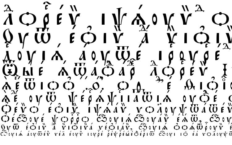 specimens Pochaevsk Ucs SpacedOut font, sample Pochaevsk Ucs SpacedOut font, an example of writing Pochaevsk Ucs SpacedOut font, review Pochaevsk Ucs SpacedOut font, preview Pochaevsk Ucs SpacedOut font, Pochaevsk Ucs SpacedOut font