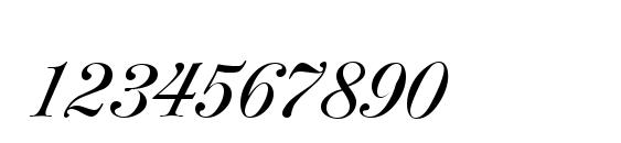 PoemRenaissance Regular DB Font, Number Fonts