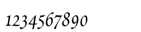 Poetica Chancery II Font, Number Fonts