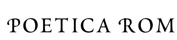 шрифт Poetica Roman Small Capitals, бесплатный шрифт Poetica Roman Small Capitals, предварительный просмотр шрифта Poetica Roman Small Capitals