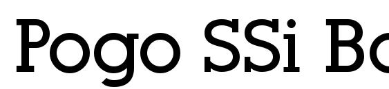 Шрифт Pogo SSi Bold