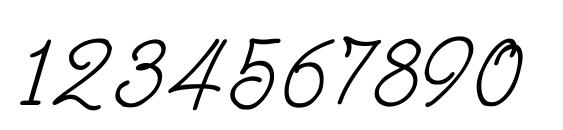 Point Dexter Font, Number Fonts