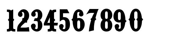 Pointedly Mad Font, Number Fonts