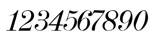 Polar SSi Italic Font, Number Fonts