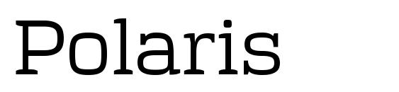 шрифт Polaris, бесплатный шрифт Polaris, предварительный просмотр шрифта Polaris
