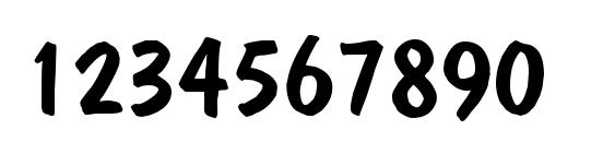 PolCasual Regular Font, Number Fonts