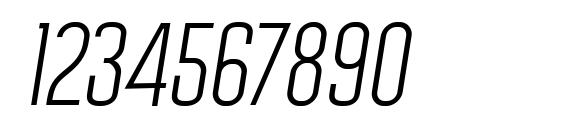 Politica Italic Font, Number Fonts