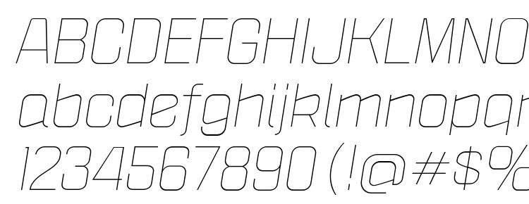 glyphs Politica XT Light Italic font, сharacters Politica XT Light Italic font, symbols Politica XT Light Italic font, character map Politica XT Light Italic font, preview Politica XT Light Italic font, abc Politica XT Light Italic font, Politica XT Light Italic font