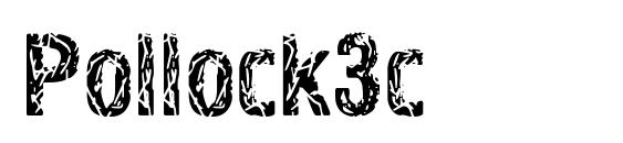 Pollock3c font, free Pollock3c font, preview Pollock3c font