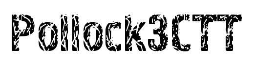 Pollock3CTT font, free Pollock3CTT font, preview Pollock3CTT font