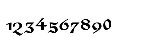 PoluUstav Font, Number Fonts
