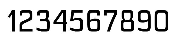 PolyflecRg Regular Font, Number Fonts