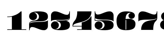 Pompadour Black Font, Number Fonts