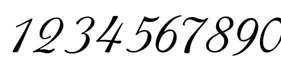 Pompadur Font, Number Fonts