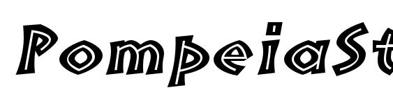 PompeiaStd InlineItalic font, free PompeiaStd InlineItalic font, preview PompeiaStd InlineItalic font