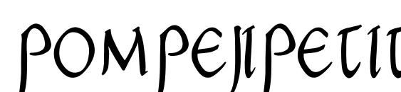 PompejiPetit font, free PompejiPetit font, preview PompejiPetit font