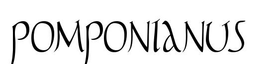 Pomponianus font, free Pomponianus font, preview Pomponianus font