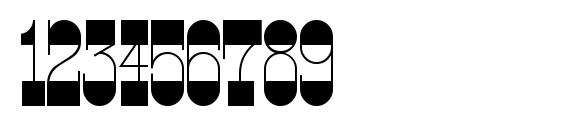 PonsonbyNF Font, Number Fonts