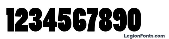 PoplarStd Font, Number Fonts