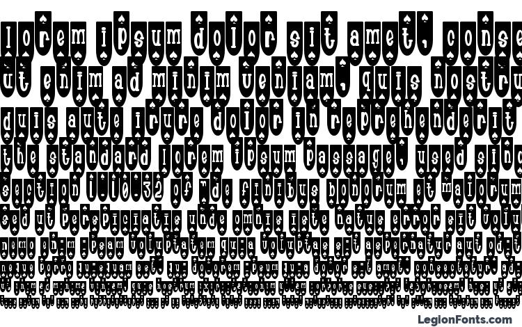 specimens Populuxe Spade font, sample Populuxe Spade font, an example of writing Populuxe Spade font, review Populuxe Spade font, preview Populuxe Spade font, Populuxe Spade font