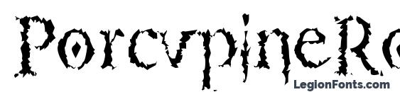 PorcupineRoman Font