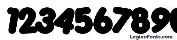 Porkys Heavy Font, Number Fonts