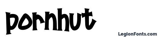 шрифт Pornhut, бесплатный шрифт Pornhut, предварительный просмотр шрифта Pornhut