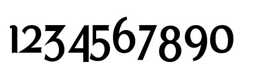 Port Credit Bold Font, Number Fonts