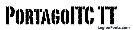 PortagoITC TT font, free PortagoITC TT font, preview PortagoITC TT font