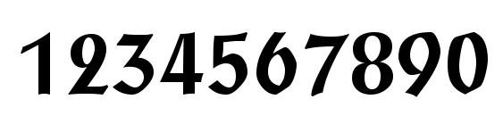 PortalAntiqua Bold Font, Number Fonts