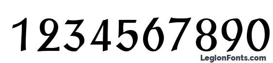 PortalAntiqua Regular Font, Number Fonts