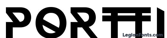 Portica Regular Typeface Font