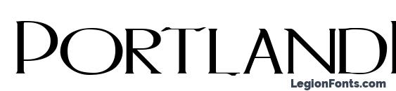 PortlandRoman Bold font, free PortlandRoman Bold font, preview PortlandRoman Bold font
