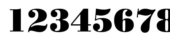 Poster Bodoni BT Font, Number Fonts