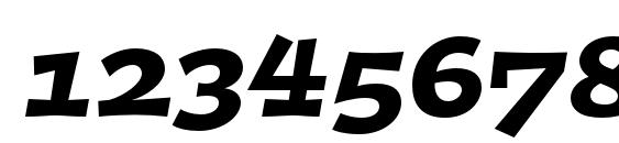 PostinoStd Italic Font, Number Fonts