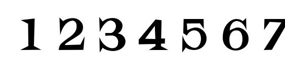 Potrzebie Font, Number Fonts