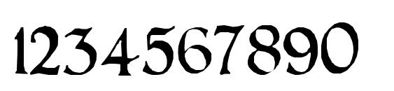 Pr uncial alternate capitals Font, Number Fonts